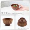 Stylish wooden bowl, suitable for soup or rice, suitable for children, 11cm wooden tableware (Yamato style)