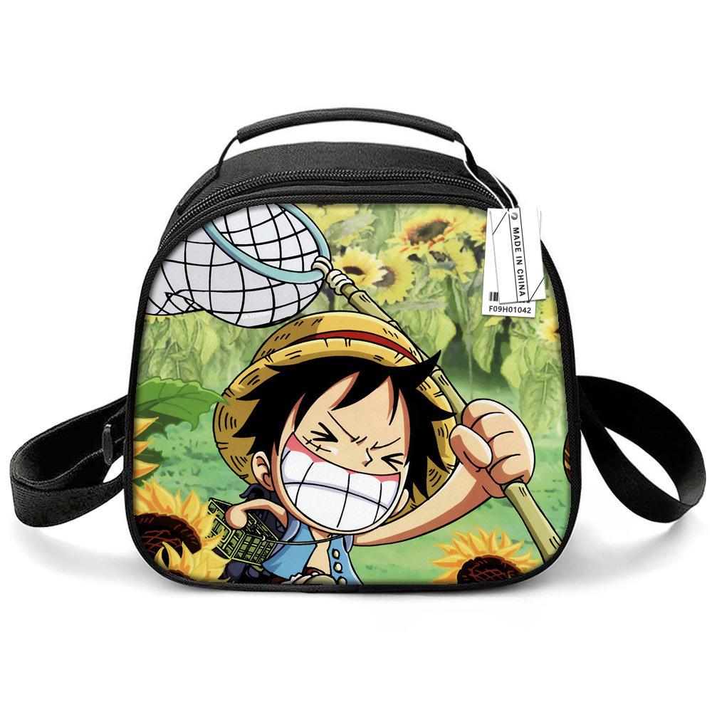 Animation Lunch Box Thermal Insulation Bag Lunch Bag Student Thickened Aluminum Foil Nautical King Storage Thermal Insulation Meal Bag Ice Bag