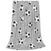 Coperte da Calcio in Pile di Corallo Peluche Primavera Autunno Portatili Super Morbide Coperte da Lancio per Casa Divano Copriletto