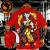 Summer Dragon Ball Retro Men's Fitness T-shirt Suitable for Both Men and Women