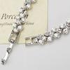 Women Fashion Full Rhinestone Inlaid Bracelet Bangle Wedding Party Jewelry Gift
