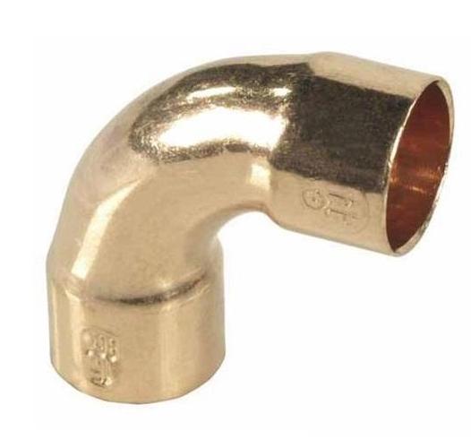 Copper Elbow 15 Mm, 90 Degrees, Socket/Socket
