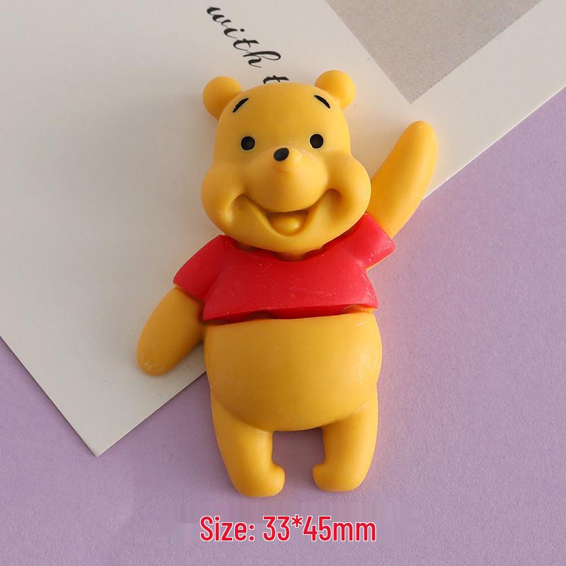 Winnie the Pooh Honey Pot Cartoon Resin Ornament DIY Phone Case Material Pack