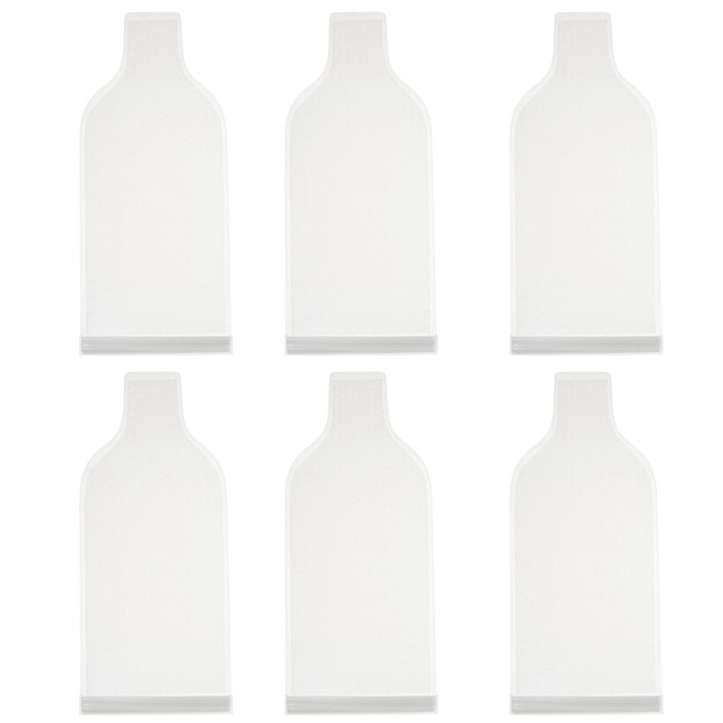 4~8Pcs Wine Protector Bag Reusable Bottle Shipping Sleeve Leak-proof Wine Bubble Wrap Sleeve Double Layer Wine Bottle Bag Travel