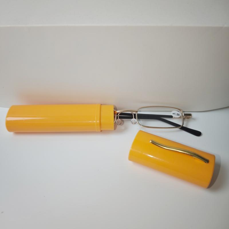 Latest Pen Holder Blue Light Filtering Reading-purpose Glasses Men's Fashionable High-definition Ultra Lightweight Portable Glasses Diopters To +4.0