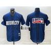 Unisex MLB-Style Baseball Jersey With Embroidered Striped Design Men Women Sportswear