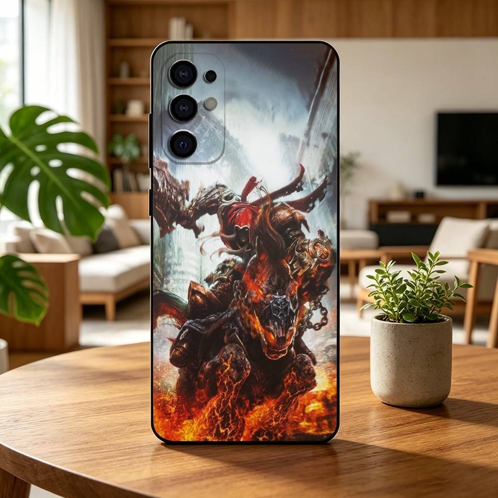 Game D-Darksiders-s  Phone Case Black Silicone Soft For Samsung S25,S24,S21,S22,S23,S30,Ultra,S20,Plus,Fe,Lite