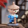Cartoon Chinesischer Schwertkämpfer Figur Exquisite Harz Schwertkämpfer Miniaturen Schrank