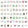 60 New Aka Sorority Cartoon Graffiti Stickers Suitcase Notebook Water Cup Stickers