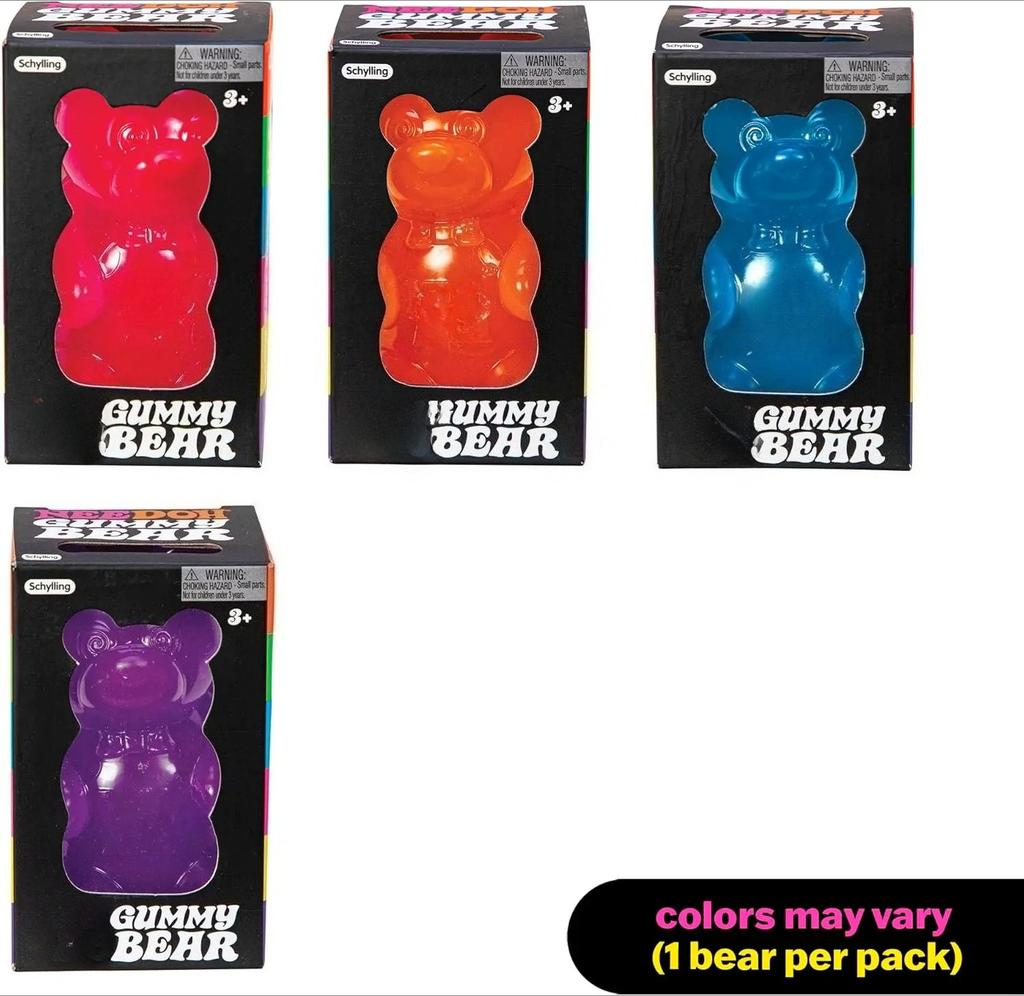 Cute Bear Nee Maltose Squeeze Toy Dough Colorful Sensory Toy Creative New Item Desk Decoration Stress Relief Doll