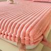 Verdicktes Bettlaken für Winterbettdecke Flauschiges Plüsch Elastischer Matratzenbezug Flauschiges Fleece Bettwäsche Rutschfester Matratzenbezug