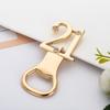 Number Beer Opener Personalised Lid Opener Golden Bottle Opening Tool for Birthdays and Anniversaries Party Supplies