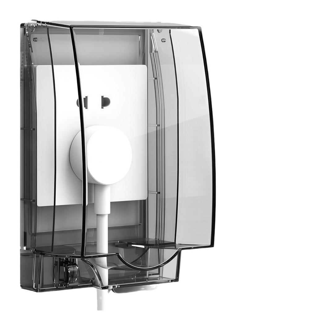 Type 86 Waterproof Bathroom Socket Cover – Adhesive, Universal Splashproof Protective Case