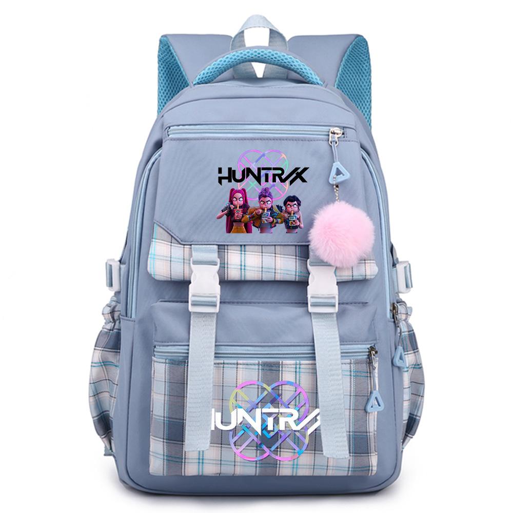 Cartoon K-Pop Printed Large Capacity Backpack for Teenger Student Girl Boy Schoolbag Bookbag Kid Gift Women Waterproof Travel Bag Rucksak