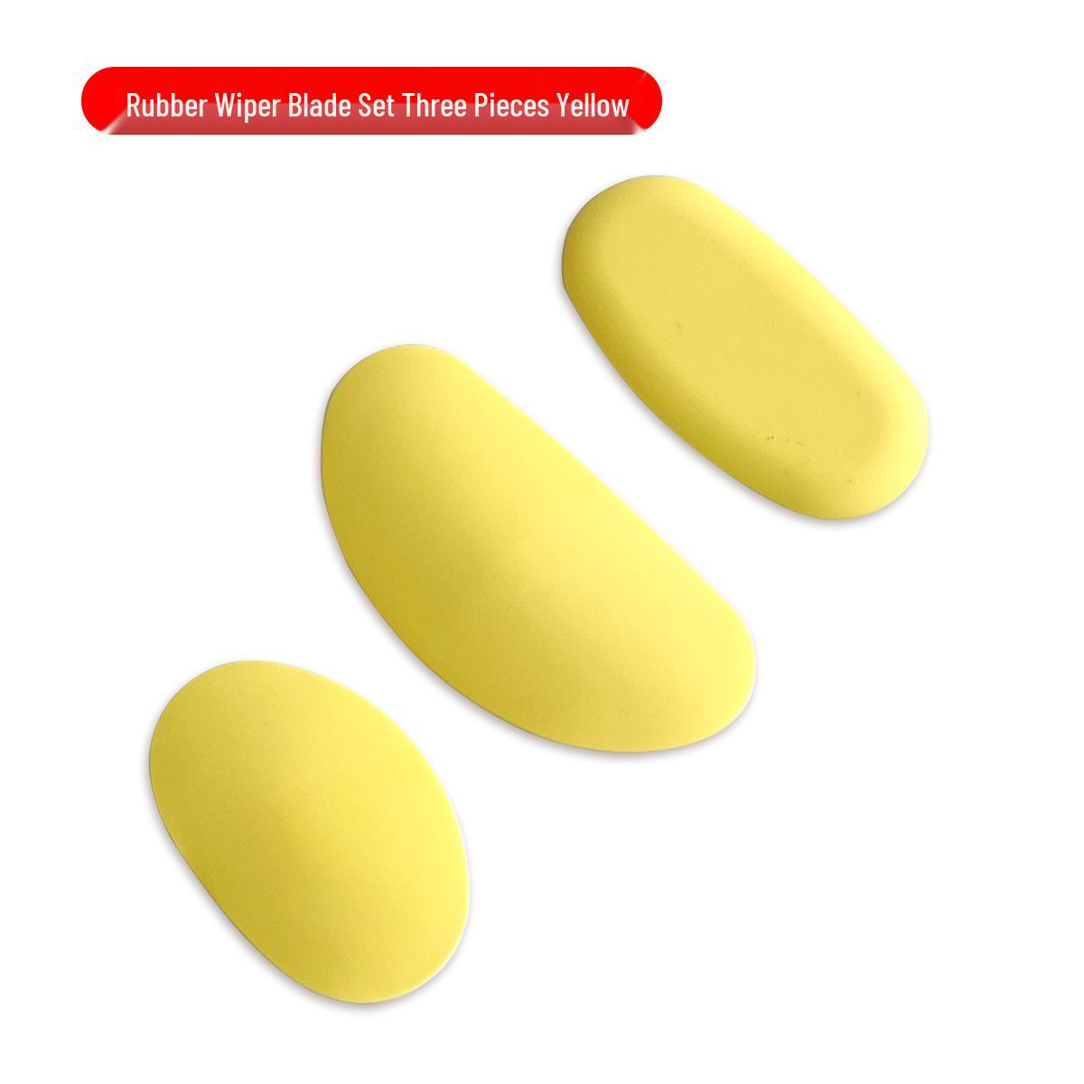 

Oval Silicone Clay Sculpting Tool Set: Rubber Scraper 3-Piece for Pottery Wheel and Shaping