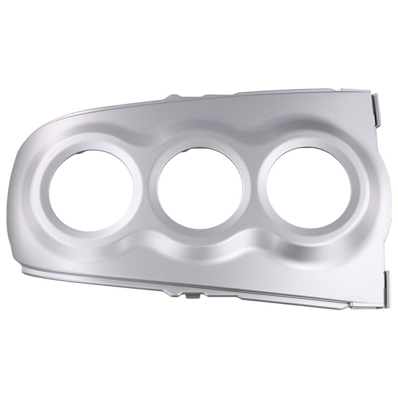 Car Instrument Cluster Lower Trim Panel 55406-0D300-B0 for Toyota Yaris Aralito 07-13 Dash Climate Control Panel Silver