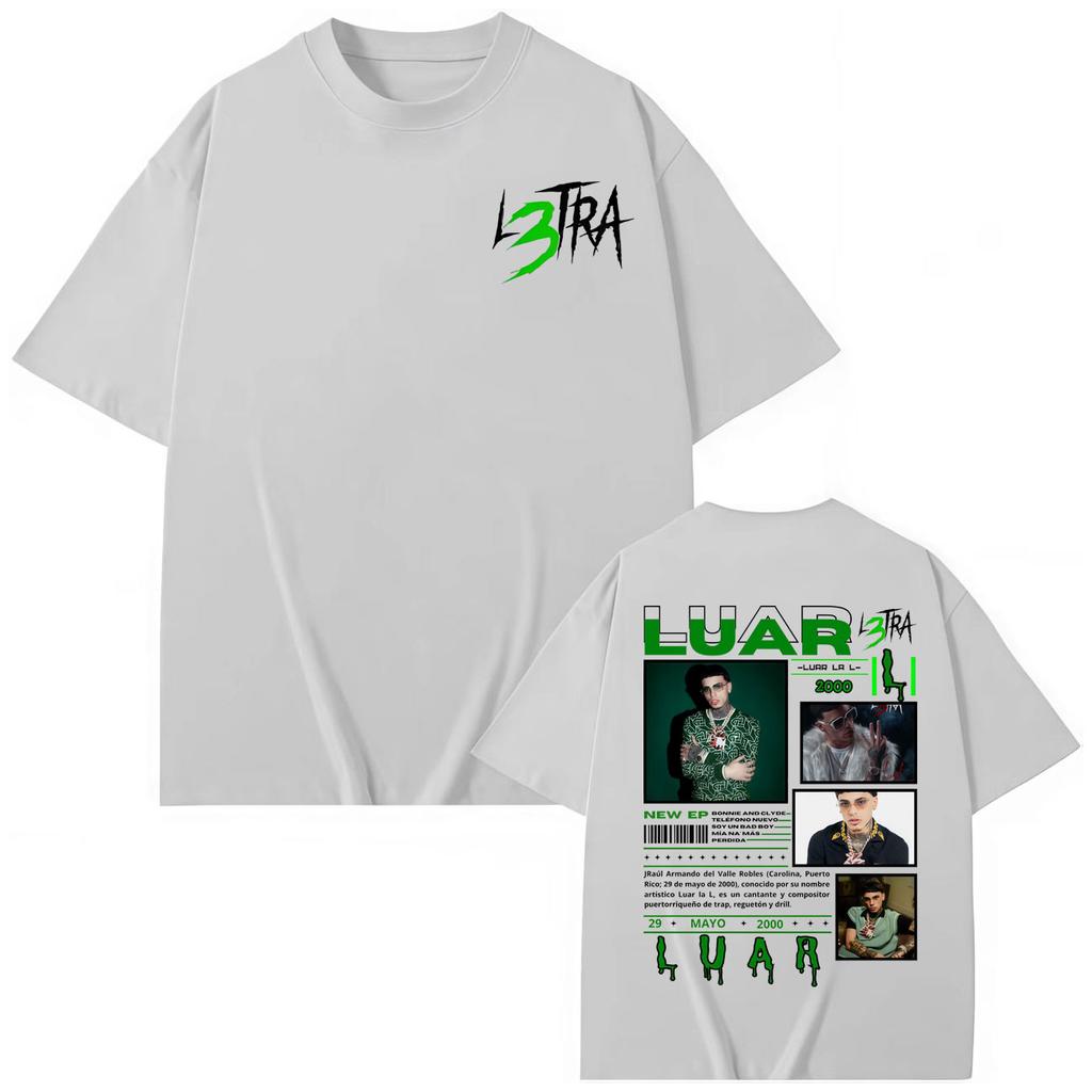 Rapper Luar La L T-shirt Men Women Clothing Harajuku Short Sleeve T-shirts Summer Fashion Casual Loose T Shirts