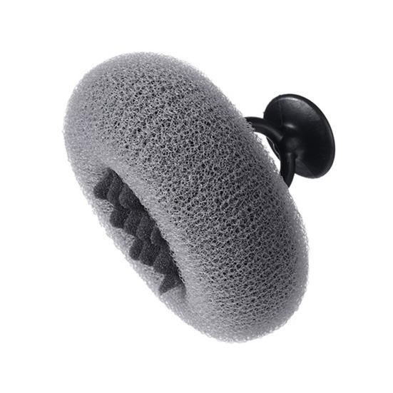 Super Soft Sunflower Suction Cup Bath Ball 2-in-1 Exfoliating Bath Sponge with Massage Function Soft Massage Shower Ball