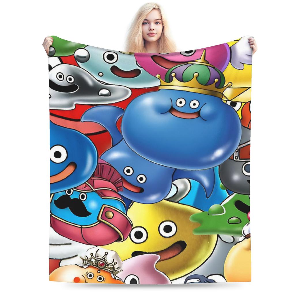 Slime Morimori Dragon Quest  Blankets Soft Fleece Comfort Gifts  Throw Blanket Rug Piece
