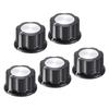 Potentiometer Knob, Aluminum Alloy, 1.0 X 0.6 Inch (26 X 15.5 Mm), 0.2