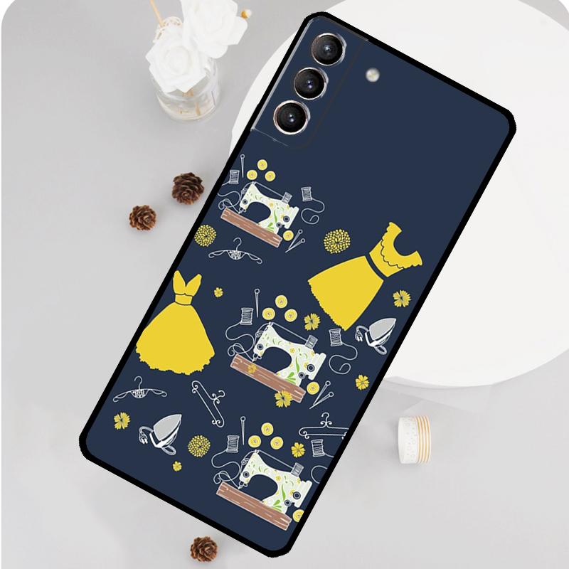 

Чохол для телефону з машинкою для шиття для Samsung Galaxy S26 S25 S24 S20 S21 S22 S23 Ultra S10 Plus S25 FE Funda Cover For Galaxy S26Ultra