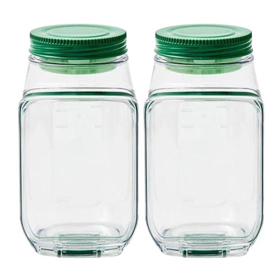 Salad Jar with Side Door Opening Integrated Seasoning Bowl Large