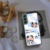New Cute Cow Print Phone Case For Galaxy A55 A35 A25 A15 A03S A04S A05S Samsung A20E A30 A40 A50 A70 A71 A51 A41 A31 A10S A21S C