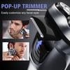 Electric Rotary Shaver Razor for Men Type-C Rechargeable Shaving Beard Machine Wet & Dry Use Hair Cutting Trimmer
