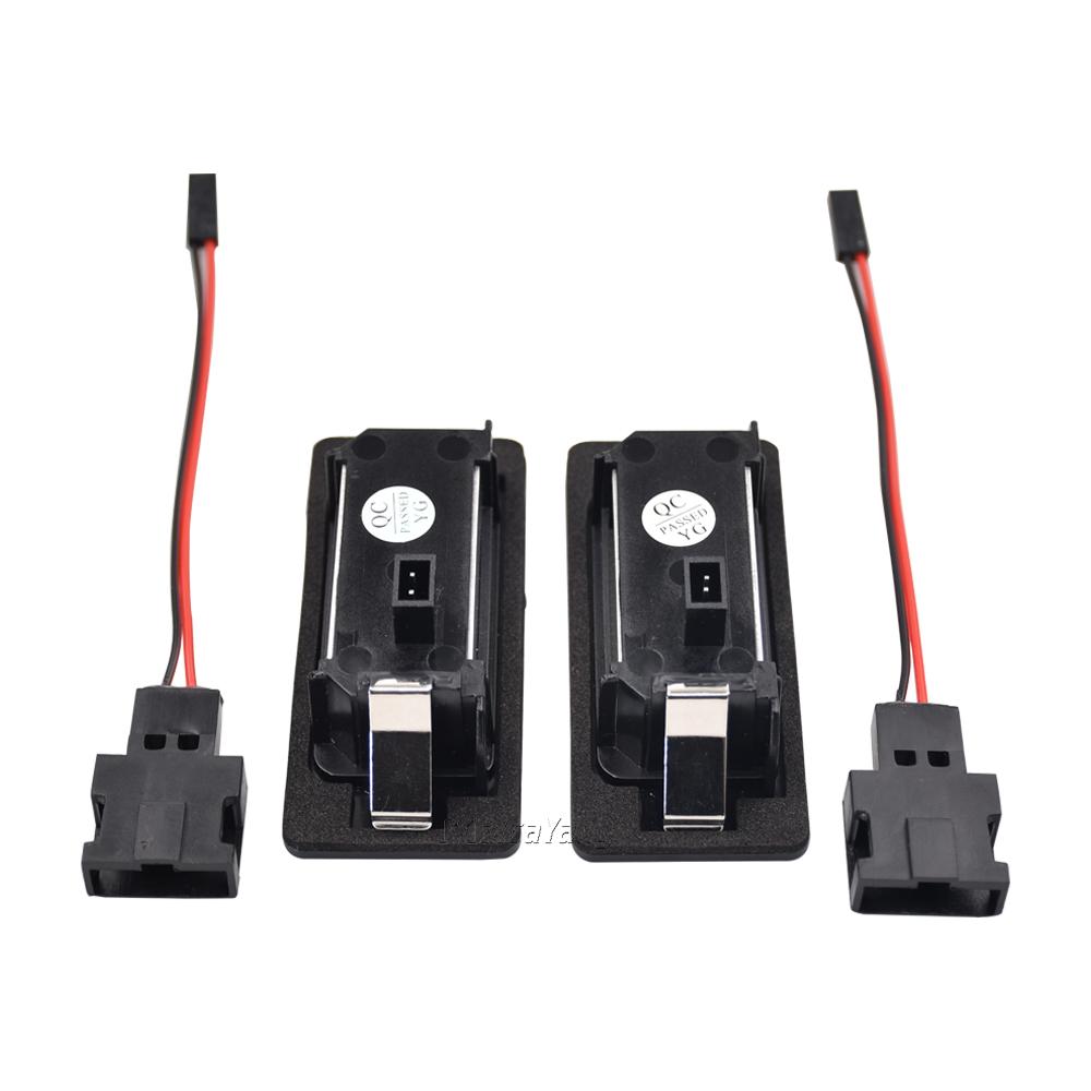 2pcs LED License Plate Light Lamp for A1 A4(B8) A5/S5 A6/S6 A7 Q5 TT TTS RS5 TTRS 2D Roadster