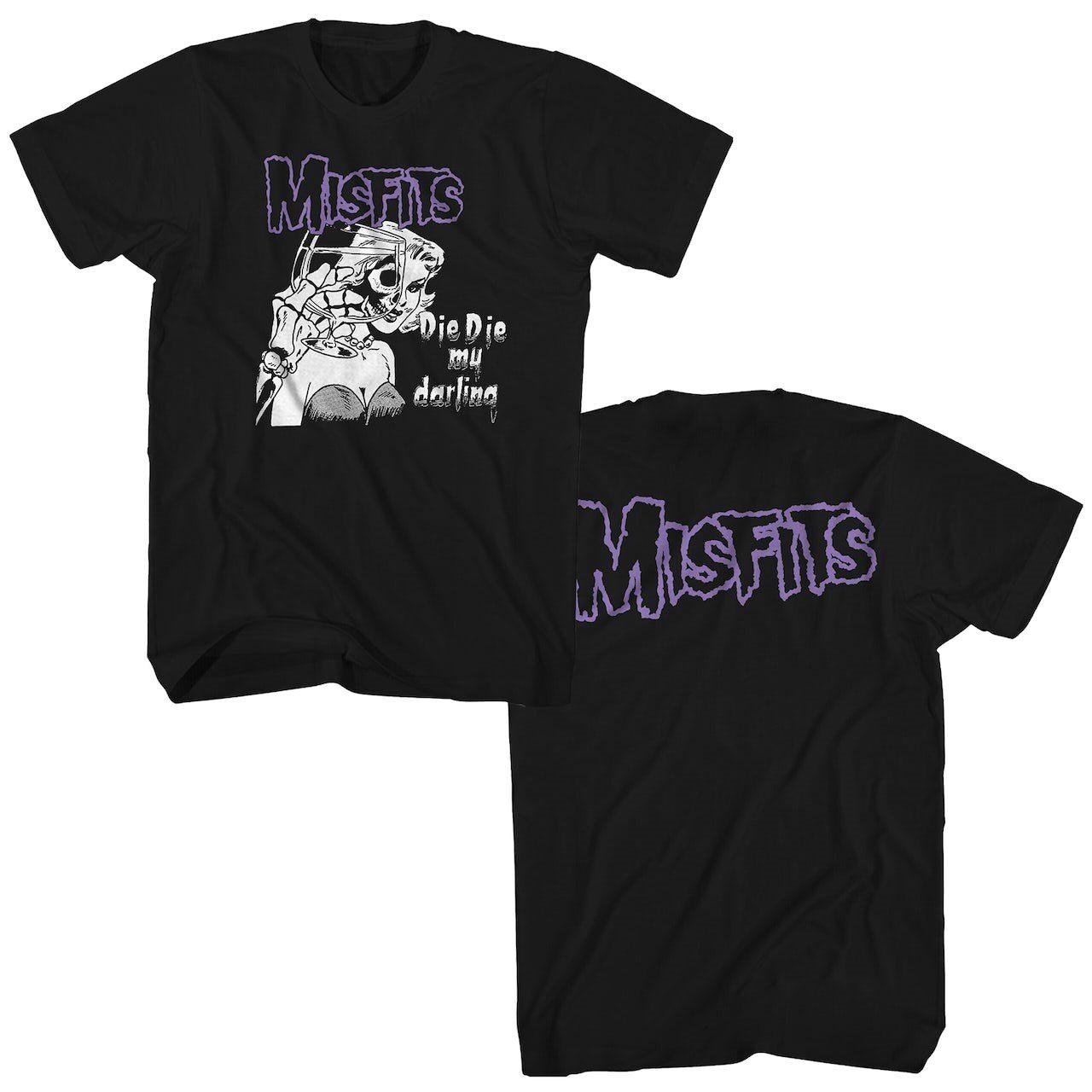 

The Misfits Band Rock Hardcore Punk Style Casual TShirt Mens and Womens Luxury Brand S