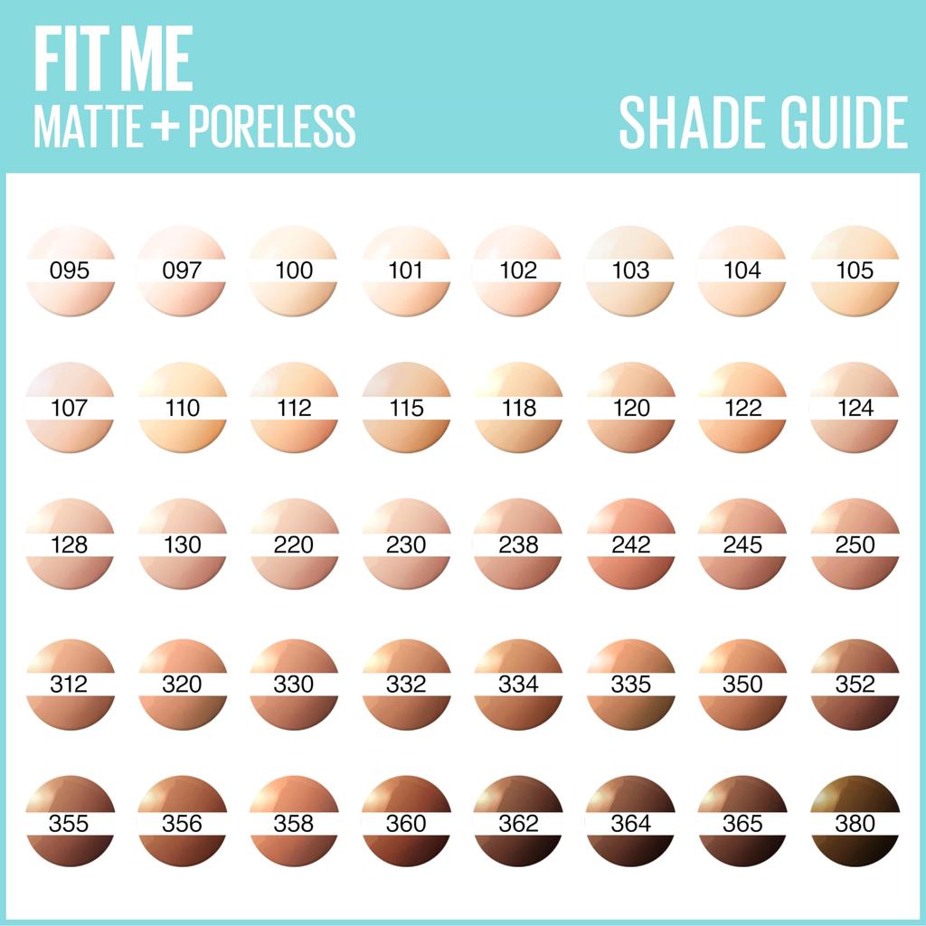 Maybelline Fit Me Matte & Poreless Foundation 102 Fair Ivory 30ml
