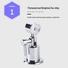 Adjustable No-Drill Zinc Alloy Electroplated Shower Head Holder with Round Base and Spray Gun Attachment