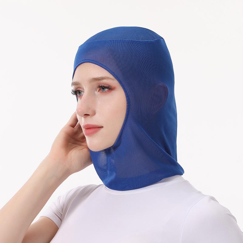Berretto da Lavoro Antipolvere a Maglia con Protezione per il Collo | Traspirante, Lavabile, Elastico | Anti-Caduta Capelli per Ristorazione e Igiene
