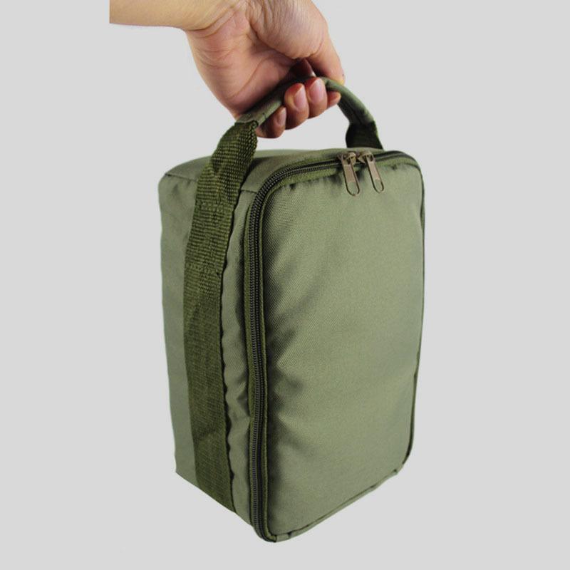 Portable Fishing Tackle Bag Oxford Cloth Hand Carry Removable Dividers Gear Storage Case Fishing Accessories Organizer