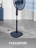 16-inch Huishoudelijke Vloerventilator, Grote Windkracht, Laag Geluidsniveau, Verticale Oscillatie, Elektrische Ventilator Model