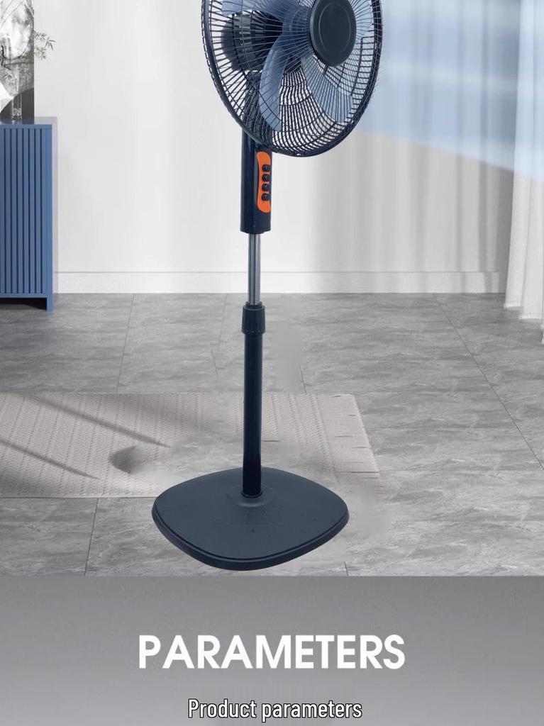 16-inch Huishoudelijke Vloerventilator, Grote Windkracht, Laag Geluidsniveau, Verticale Oscillatie, Elektrische Ventilator Model