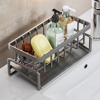 Kitchen Stainless Steel Sink Drain Rack Sponge Storage Faucet Holder Soap Drainer Towel Rack Shelf Organizer Kitchen Accessories
