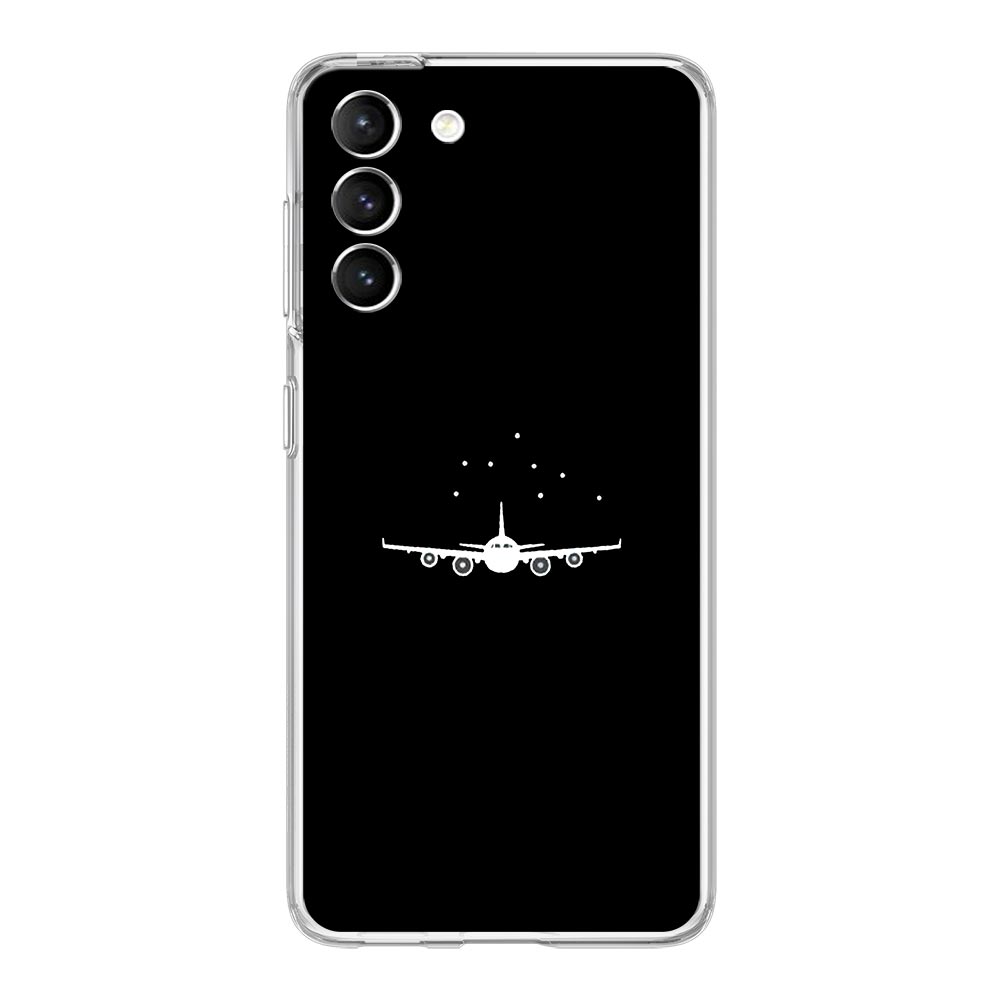 Phone Case For Samsung Galaxy S25 S24 S23 FE S22 Ultra S20 S21 5G S10 S9 Plus S10E S8 Soft Clear Cover Premium Airplane Pattern