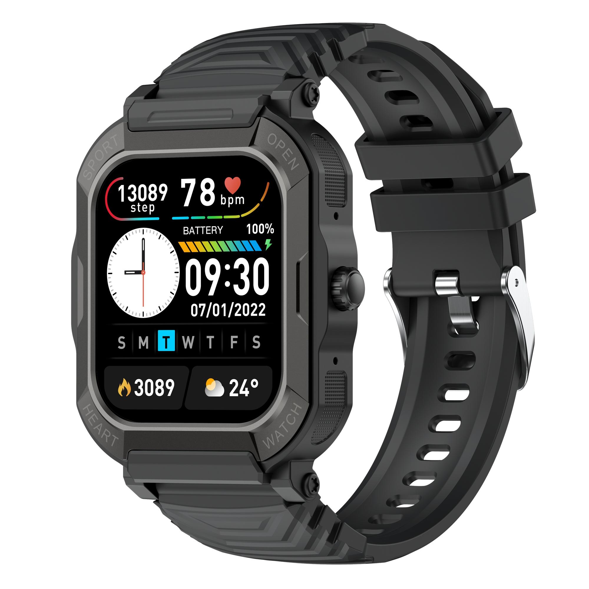 

H30 Bluetooth Call Smart Watch Multi-Sport Watch Blood Oxygen, Sleep Monitor 1.91-inch Screen Bracelet with Pedometer