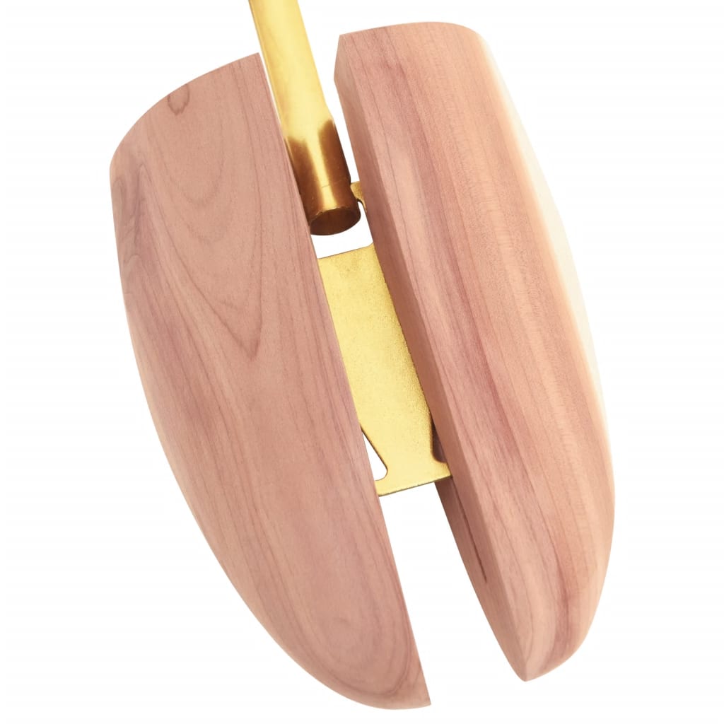 Vidaxl Shoe Horns with Spoon, EU 44-45, Solid Cedar Wood