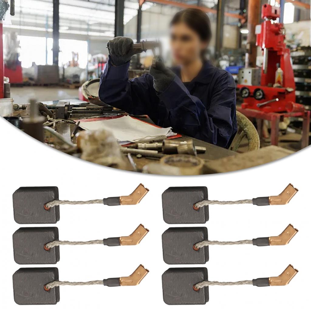 6.5mmx12mmx14mm Carbon Brushes 6Pcs For N421362/DWE4217/DWE4238