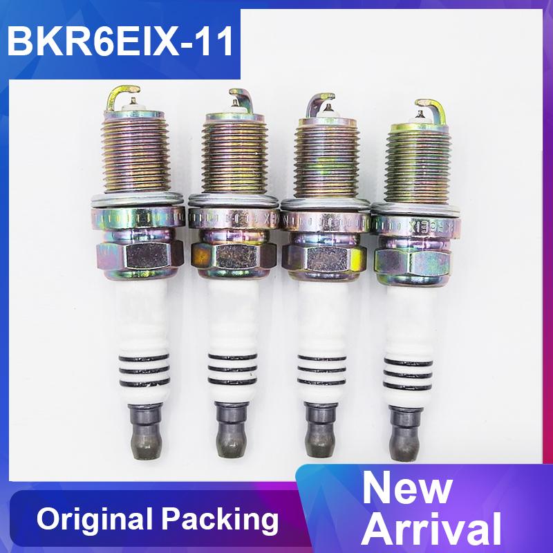 4/20pcs BKR6EIX-11 3764 Iridium Spark Plug For Nissan Toyota Isuzu Jaguar Subaru Mitsubishi Kia Yamaha Lotus BKR6EIX11 BKR6EIX