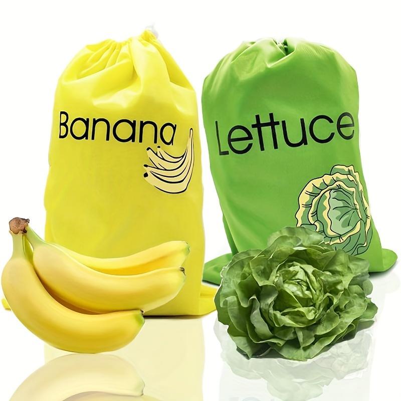 Reusable, Washable, Durable Storage Bag 1pc, Prevent Ripening, Green Vegetable Preservation, Lightweight Convenient