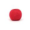Fil Coton Recyclé Eco Vita 3mm 100g Tricot et Crochet Col. 555 rouge
