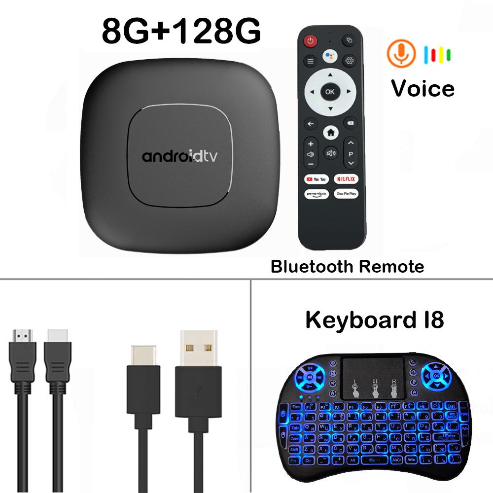 Android 16 Smart TV Box 8GB 128GB  32G 64G Google Assistant Dvojité Wifi BT6.0 5G 8K Video Prehrávač Set Top Box Rýchly PK3518