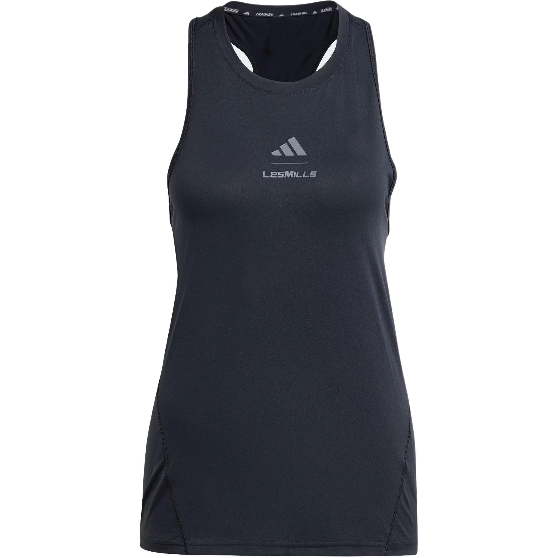 Adidas Womens Les Mills Graphic Tank Top Black Women Streetwear IX7982 XXL