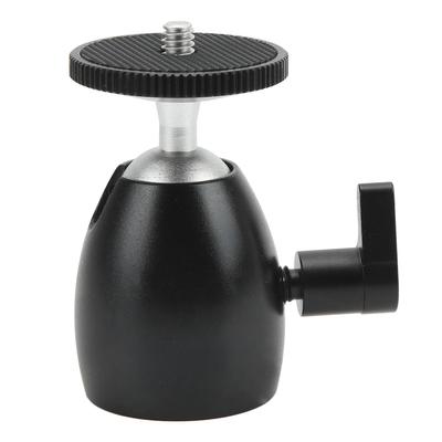 Mini Ball Head 360 Degree Panoramic Ballhead with Standard 14 Screw for Mounting Action Camera