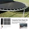 Trampoline Patch Replacement Repair Supplies Triangle Ring Buckle Wear Resistant Sturdy Trampoline Patch Repair Kit