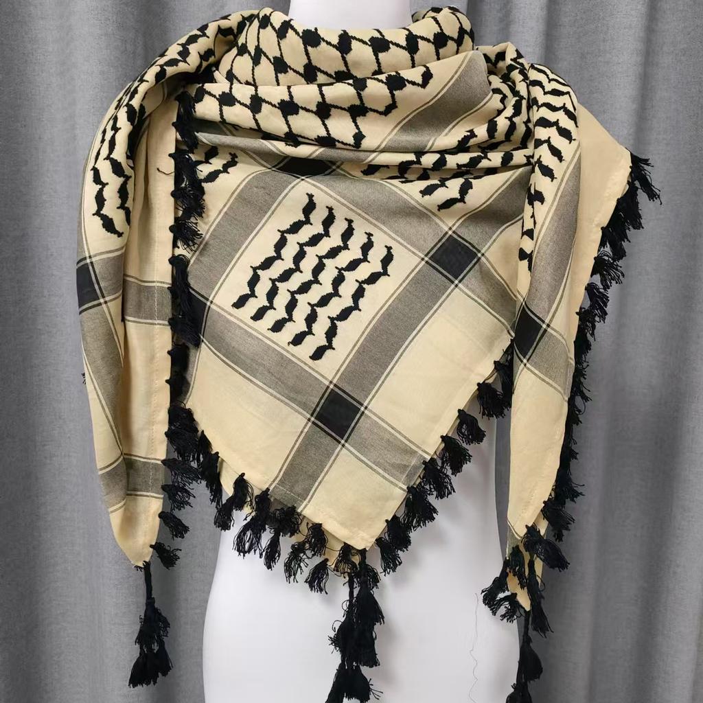 Wysokiej jakości szalik Palestyna Keffiyeh Arabski Kuffiyeh Palestyński Wrap Shemagh Szalik Hidżab Palestyna dla Mężczyzn W magazynie