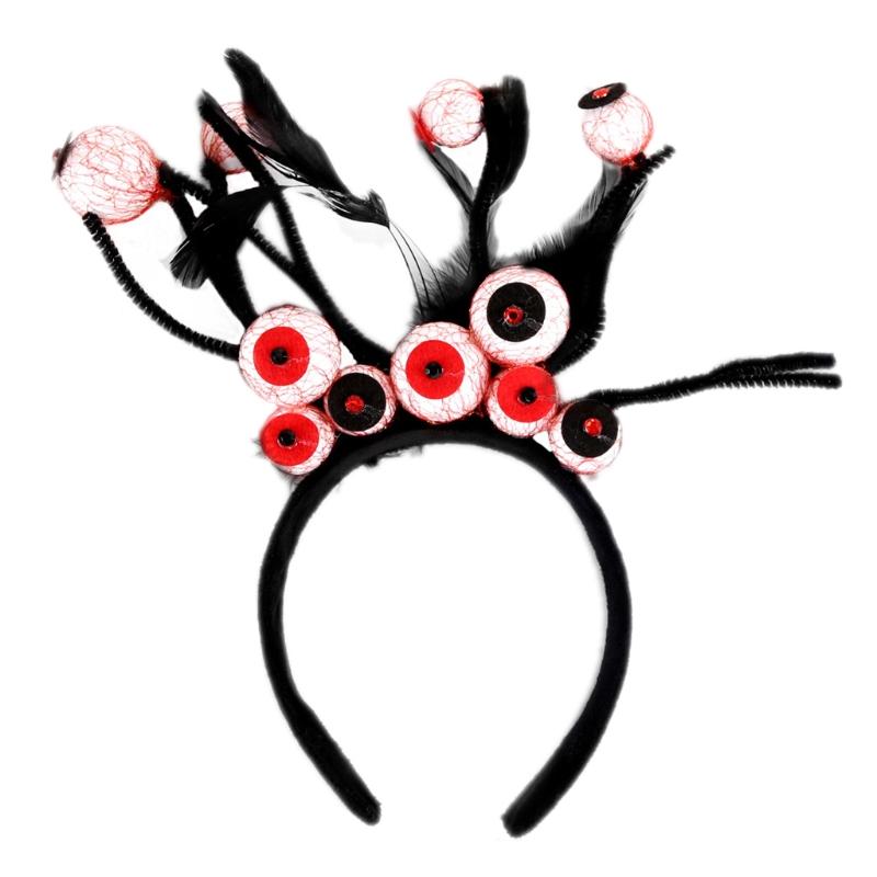

Cosplay Costume Eyeballs Headband Creepy Halloween Costume Role for Play Party Supplies Carnival Dress-up HeadPiece 1